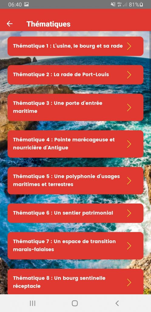 Liste Thématiques